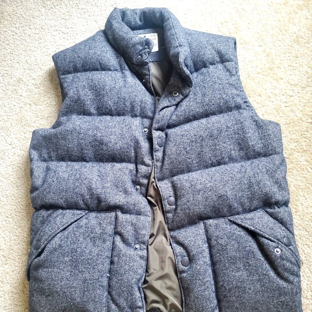 Lucky Brand Grey Bubble Vest